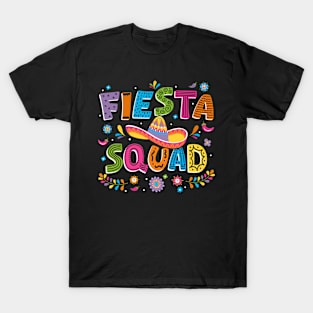 Cinco de Mayo Fiesta Squad Family Matching Group Boys Kids T-Shirt